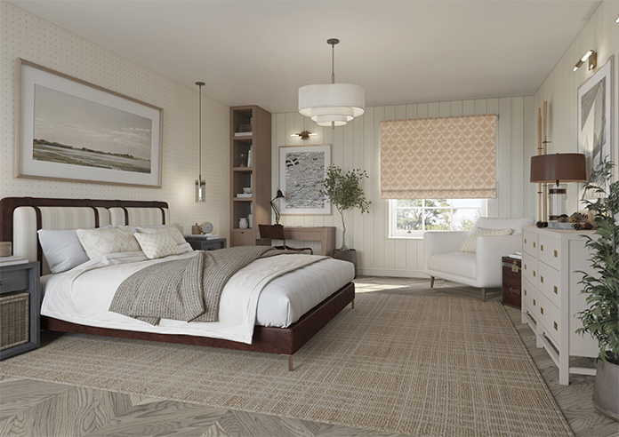 Trellis Prints, Vine and Bloom Manson - Roman Blind - Image 6